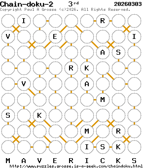 Puzzle shown is for 20260303.