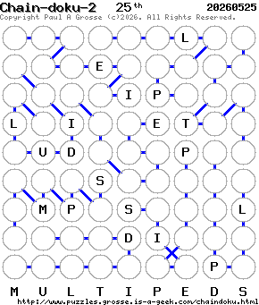 Puzzle shown is for 20260525.