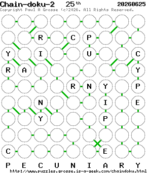 Puzzle shown is for 20260625.