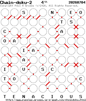 Puzzle shown is for 20260704.