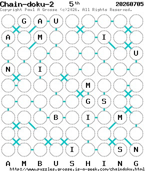 Puzzle shown is for 20260705.