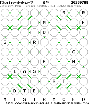 Puzzle shown is for 20260709.