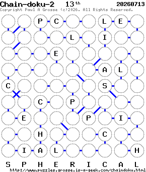 Puzzle shown is for 20260713.