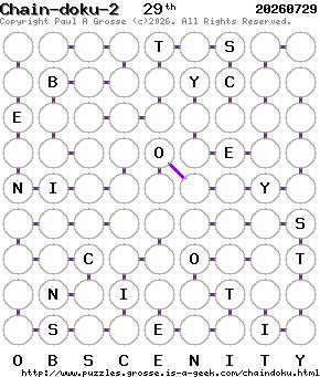 Puzzle shown is for 20260729.