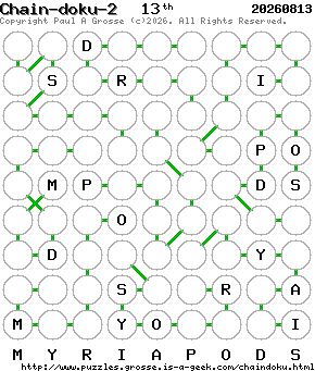 Puzzle shown is for 20260813.