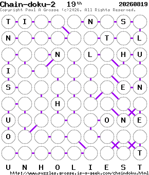 Puzzle shown is for 20260819.