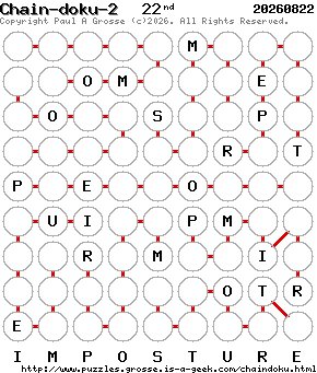 Puzzle shown is for 20260822.