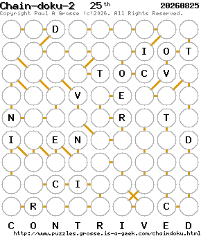Puzzle shown is for 20260825.