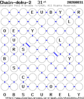 Puzzle shown is for 20260831.