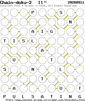 Puzzle shown is for 20260911.