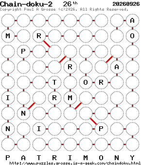 Puzzle shown is for 20260926.