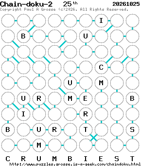 Puzzle shown is for 20261025.