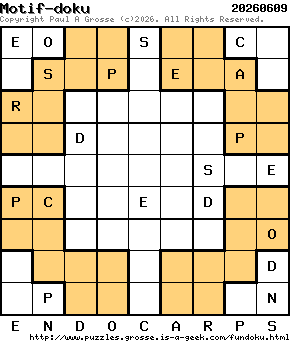 Puzzle shown is for 20260609.