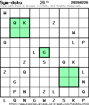 Puzzle shown is for 20260226.