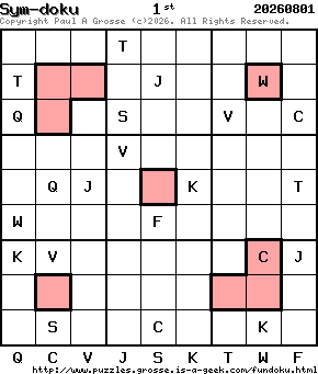 Puzzle shown is for 20260801.