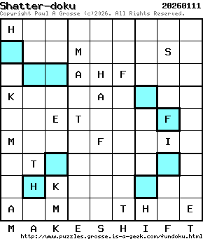 Puzzle shown is for 20260111.