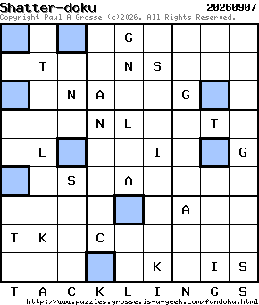 Puzzle shown is for 20260907.