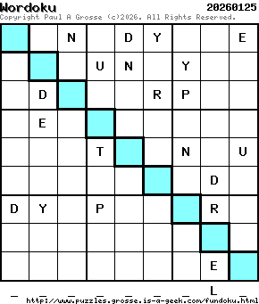 Puzzle shown is for 20260125.