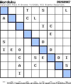 Puzzle shown is for 20260907.