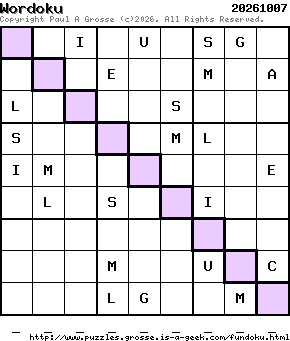 Puzzle shown is for 20261007.